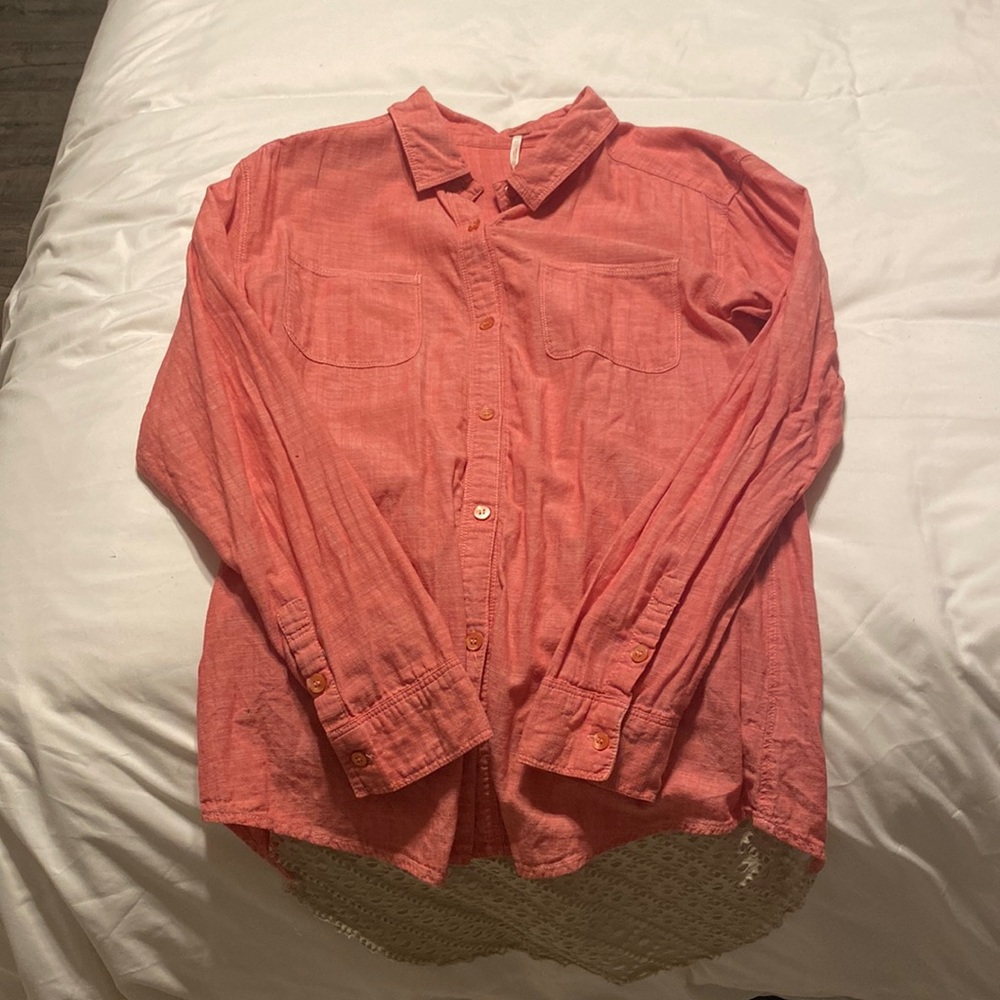 Free People Button Down